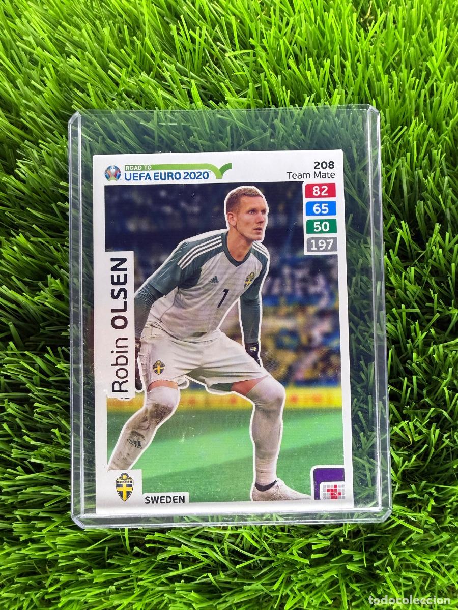 Cromos de f&uacute;tbol: N&ordm; 208 Robin Olsen Suecia Adrenalyn XL Road to Euro 2020