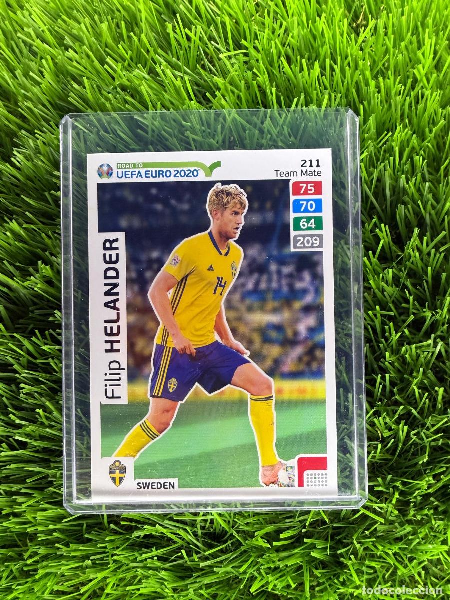 Cromos de f&uacute;tbol: N&ordm; 211 Filip Helander Suecia Adrenalyn XL Road to Euro 2020