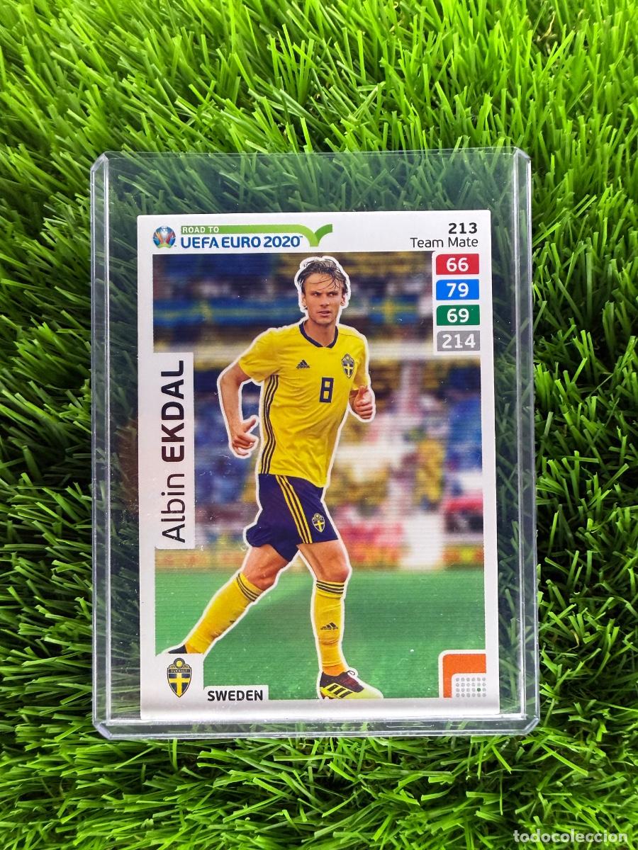 Cromos de f&uacute;tbol: N&ordm; 213 Albin Ekdal Suecia Adrenalyn XL Road to Euro 2020