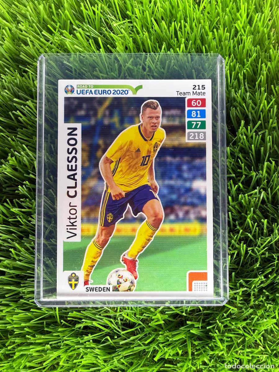 Cromos de f&uacute;tbol: N&ordm; 215 Viktor Claesson Suecia Adrenalyn XL Road to Euro 2020