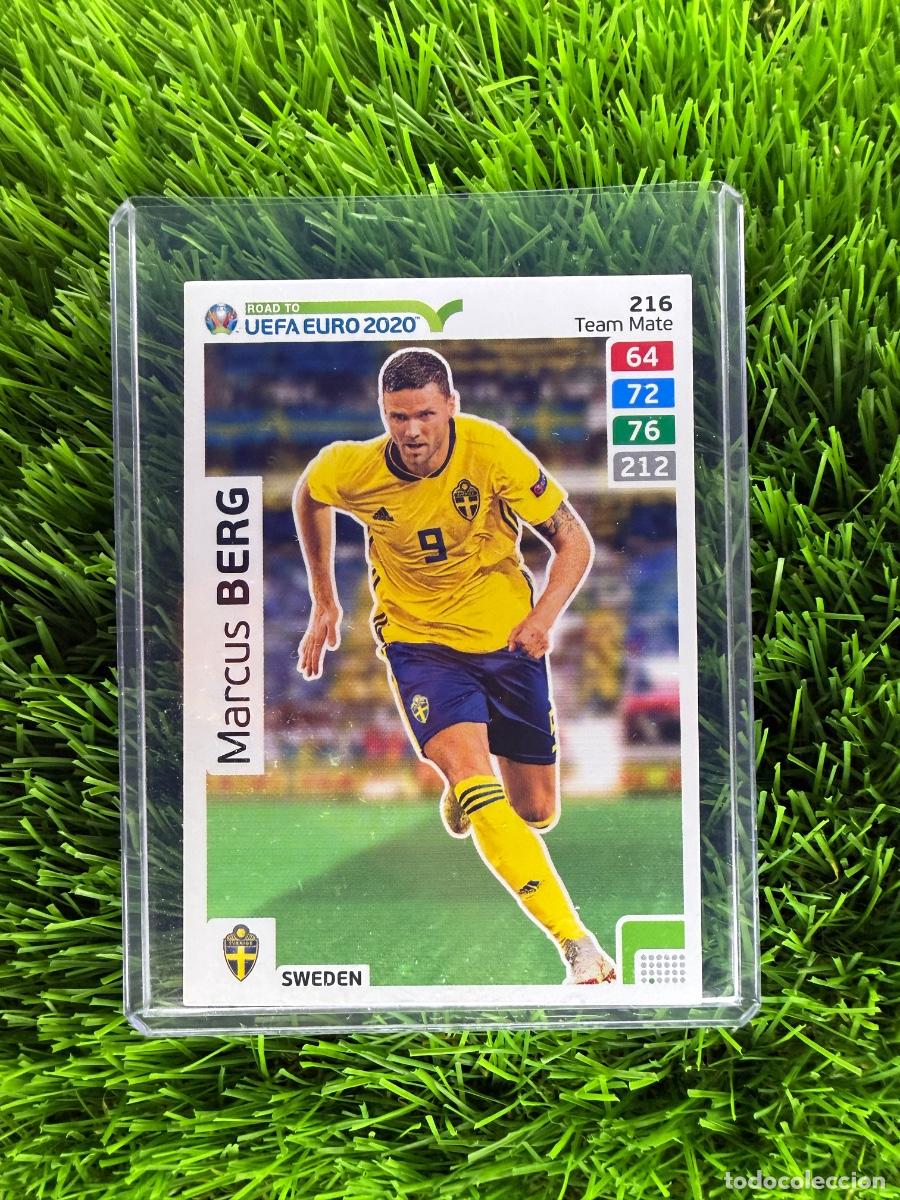 Cromos de f&uacute;tbol: N&ordm; 216 Marcus Berg Suecia Adrenalyn XL Road to Euro 2020
