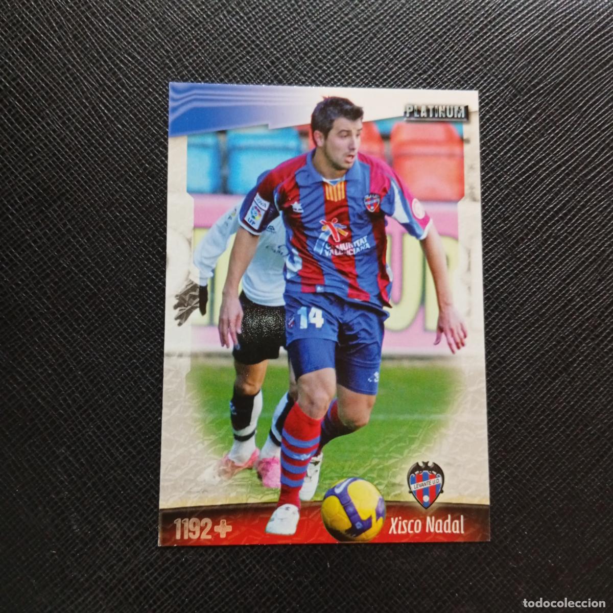 Cromos de f&uacute;tbol: 1192 XISCO NADAL LEVANTE MUNDICROMO QUIZ GAME 2008 2009 FUTBOL 08 09 - A88 PG52 FICHAJE