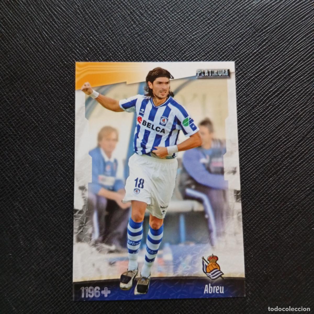 Cromos de f&uacute;tbol: 1196 ABREU REAL SOCIEDAD MUNDICROMO QUIZ GAME 2008 2009 FUTBOL 08 09 - A88 PG60 FICHAJE