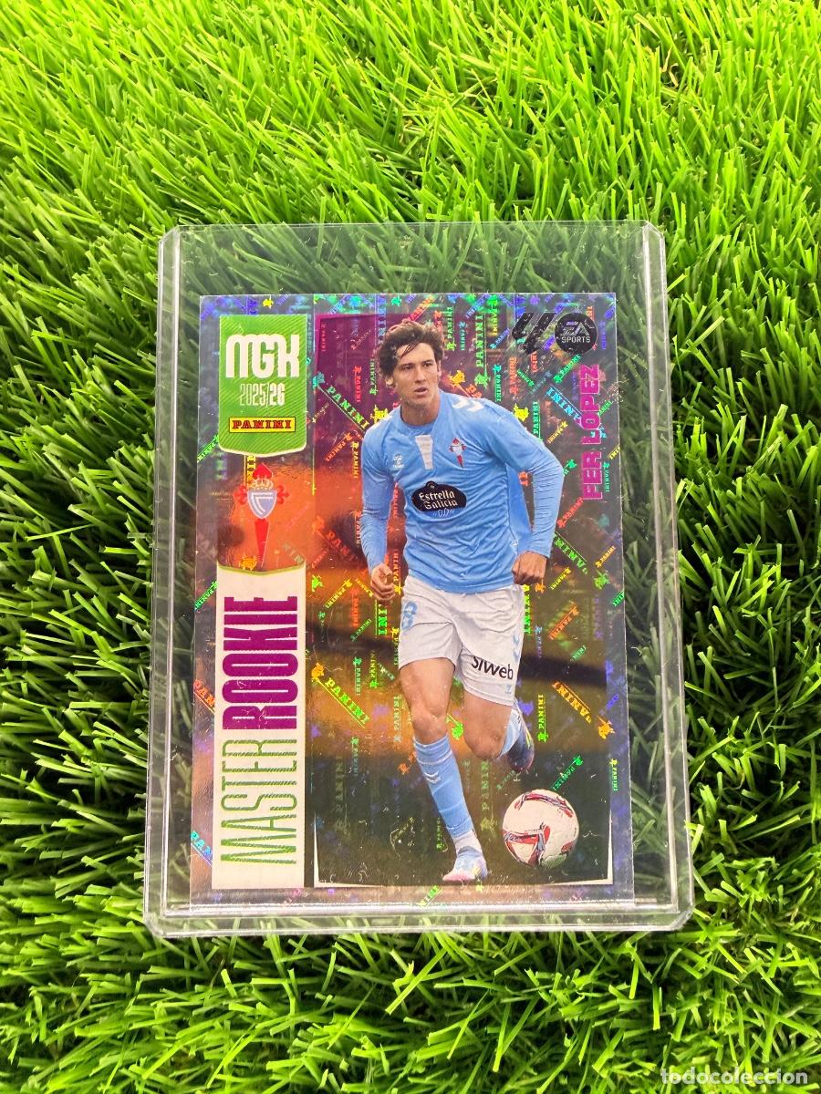 Cromos de f&uacute;tbol: N&ordm; 411 Fer L&oacute;pez Master Rookie RC Celta Megacracks 25 26