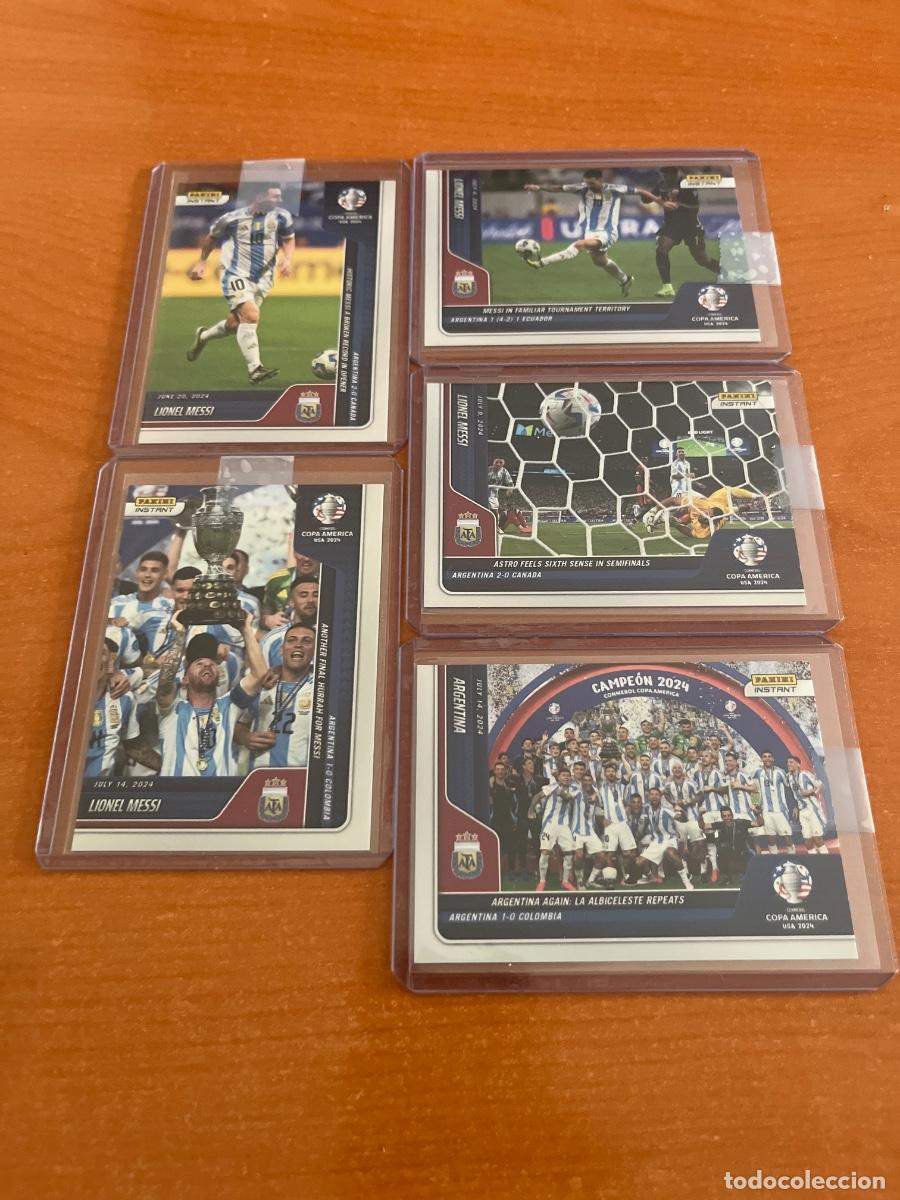 Cromos de f&uacute;tbol: Lionel Messi Panini Instant copa Am&eacute;rica