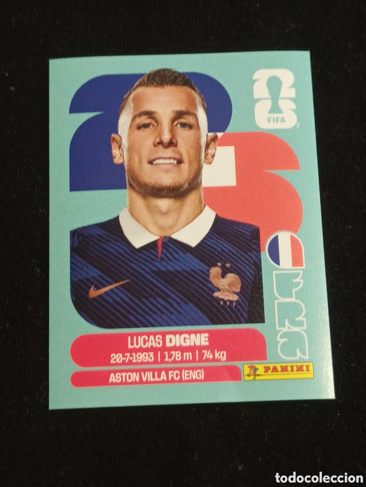 Cartes &agrave; collectionner de Football: mundial panini 2026 lucas digne