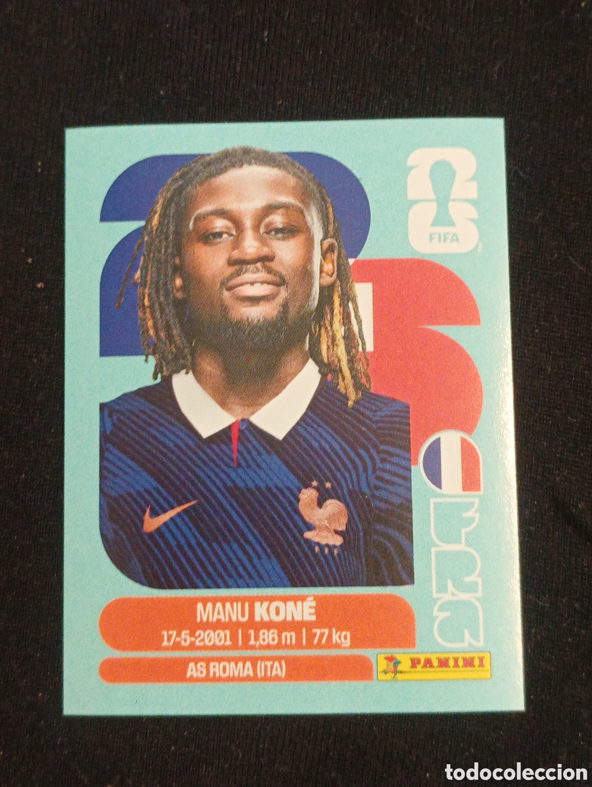 Cartes &agrave; collectionner de Football: mundial panini 2026 manu kone