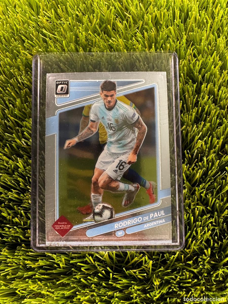 Fu&szlig;ball-Sticker: N&ordm; 3 Rodrigo de Paul Optic Argentina Donruss Road to Qatar 2022