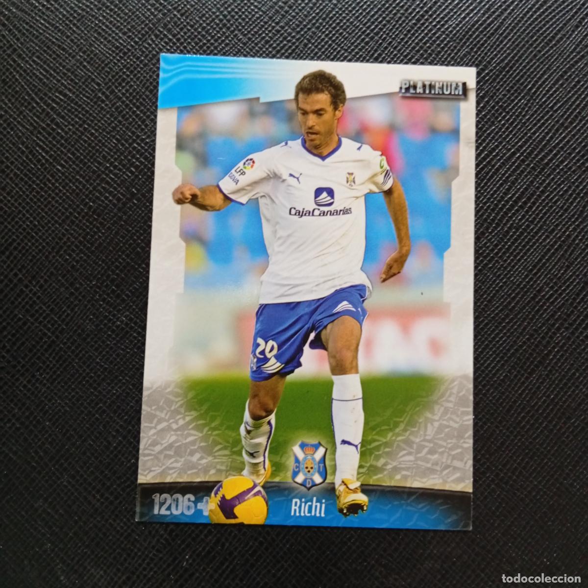 Cromos de f&uacute;tbol: 1206 RICHI TENERIFE MUNDICROMO QUIZ GAME 2008 2009 FUTBOL 08 09 - A88 PG66 FICHAJE