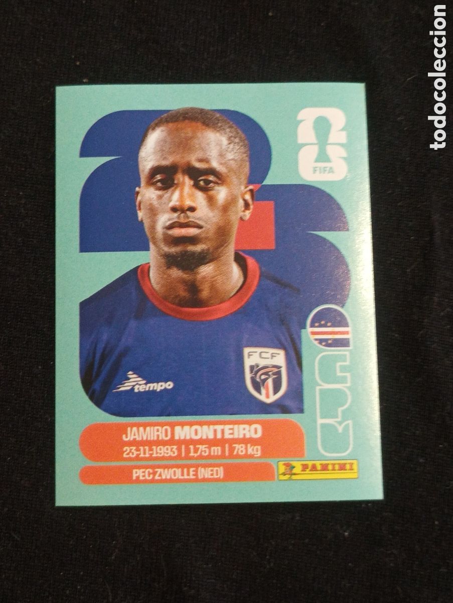 Cromos de f&uacute;tbol: mundial panini 2026 jamiro monteiro