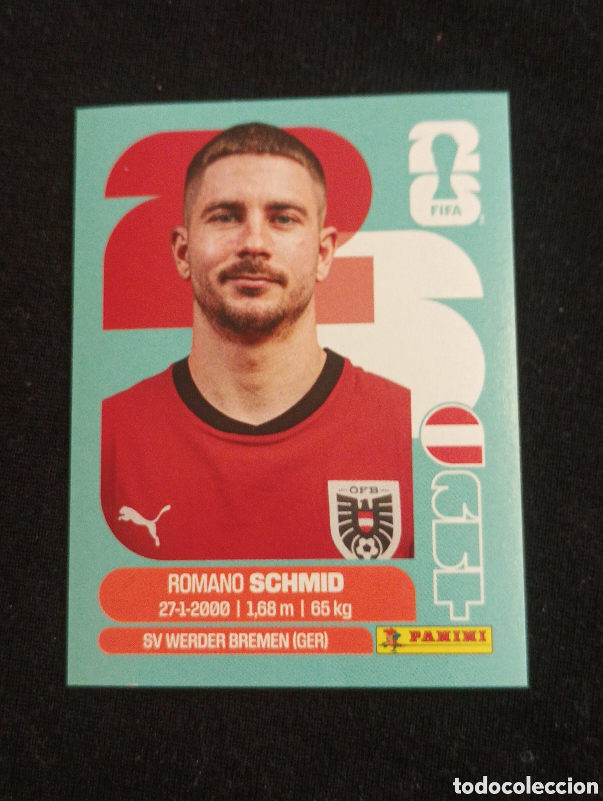 Cromos de f&uacute;tbol: mundial panini 2026 romano schmid