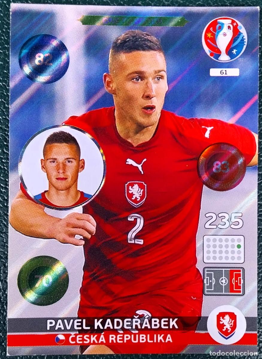 Cromos de f&uacute;tbol: 61 PAVEL KADERABEK REPUBLICA CHECA FICHAS ALBUM ADRENALYN XL EUROCOPA FRANCIA 2016