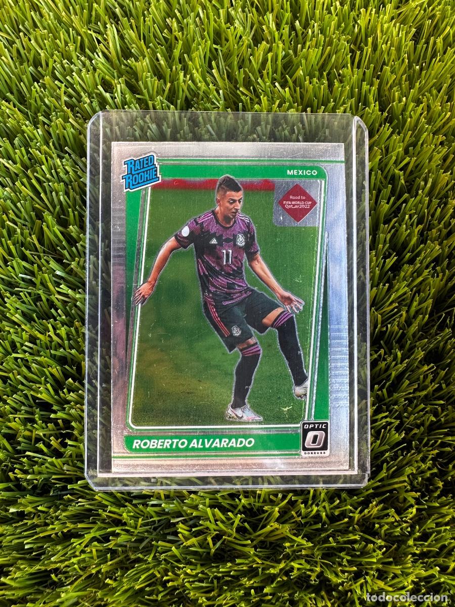 Cromos de f&uacute;tbol: N&ordm; 195 Roberto Alvarado Rated Rookie Optic M&eacute;xico Donruss Road to Qatar 2022