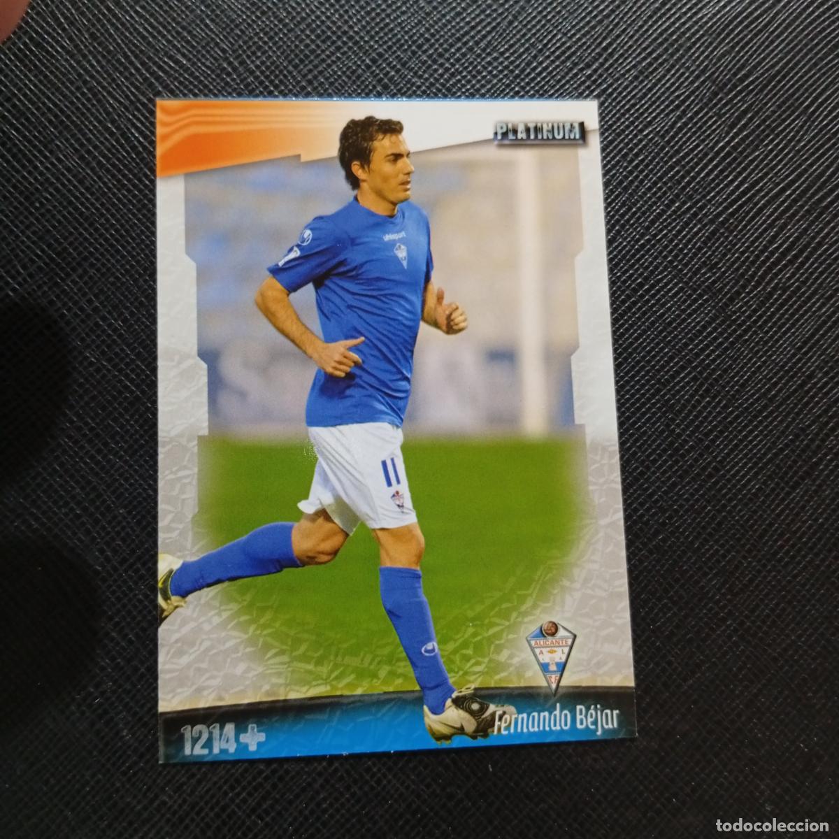 Cromos de f&uacute;tbol: 1214 FERNADO BEJAR ALICANTE MUNDICROMO QUIZ GAME 2008 2009 FUTBOL 08 09 - A88 PG71 FICHAJE