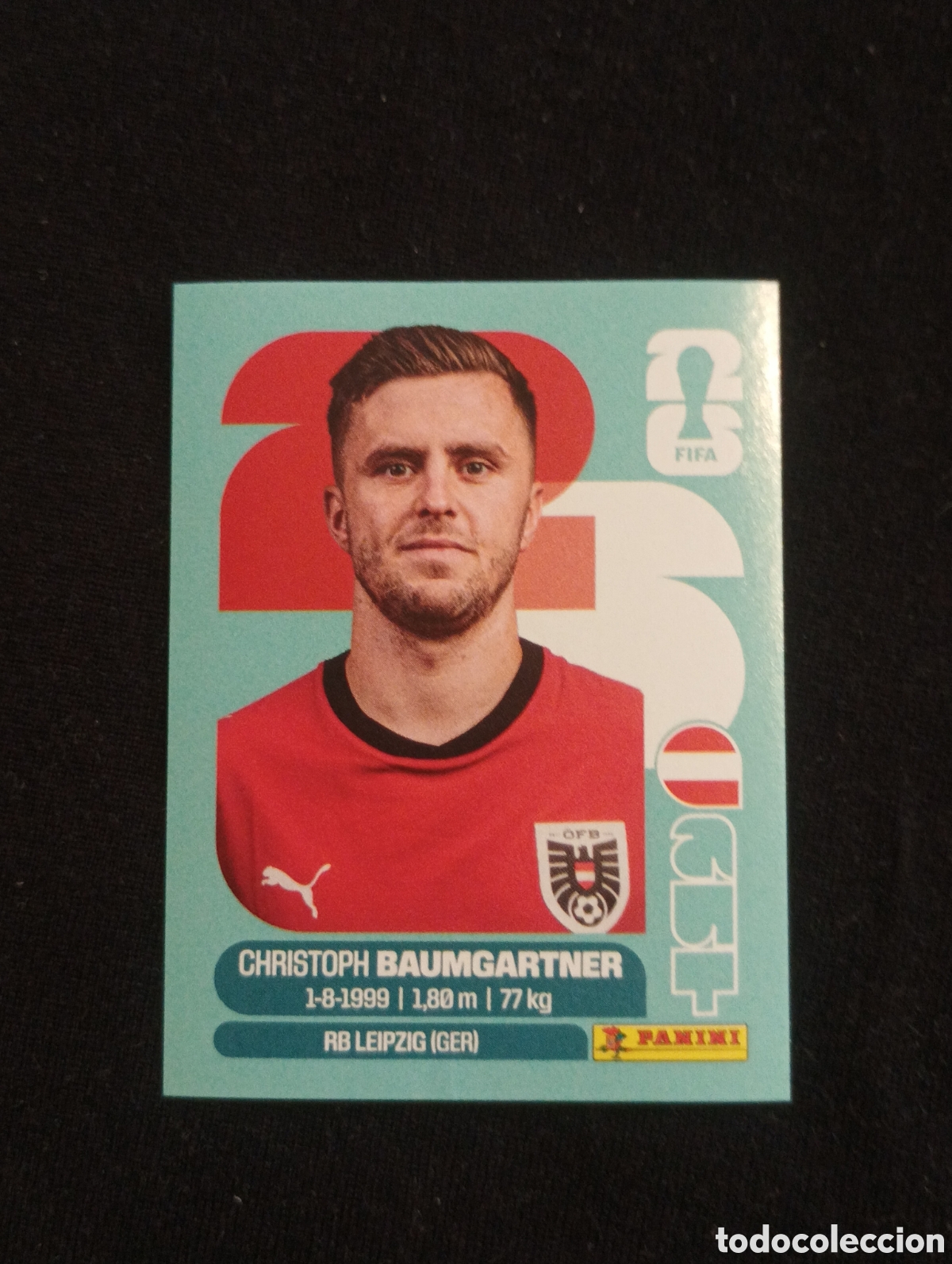 Cromos de f&uacute;tbol: mundial panini 2026 christoph baumgartner