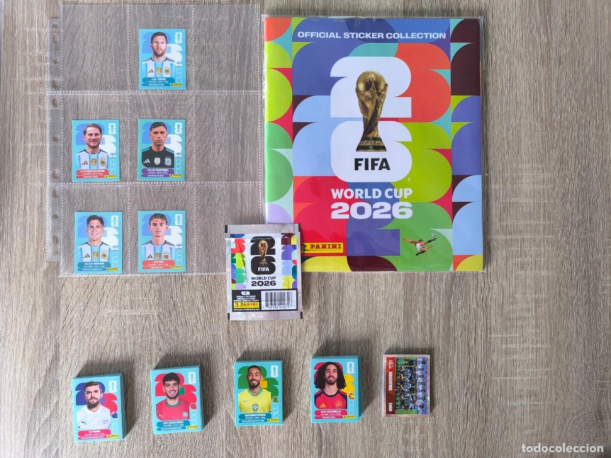 Cromos de f&uacute;tbol: Lote Argentina - Panini FIFA World Cup 2026 - Pack Avanzado (212 Cromos + &aacute;lbum)