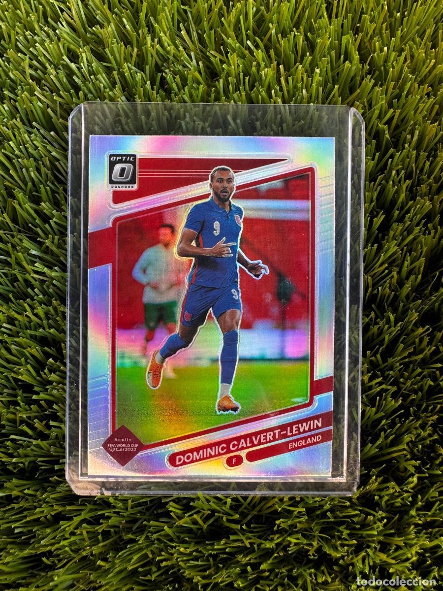 Cromos de f&uacute;tbol: N&ordm; 49 Dominic Calvert-Lewin Optic Holo Inglaterra Donruss Road to Qatar 2022