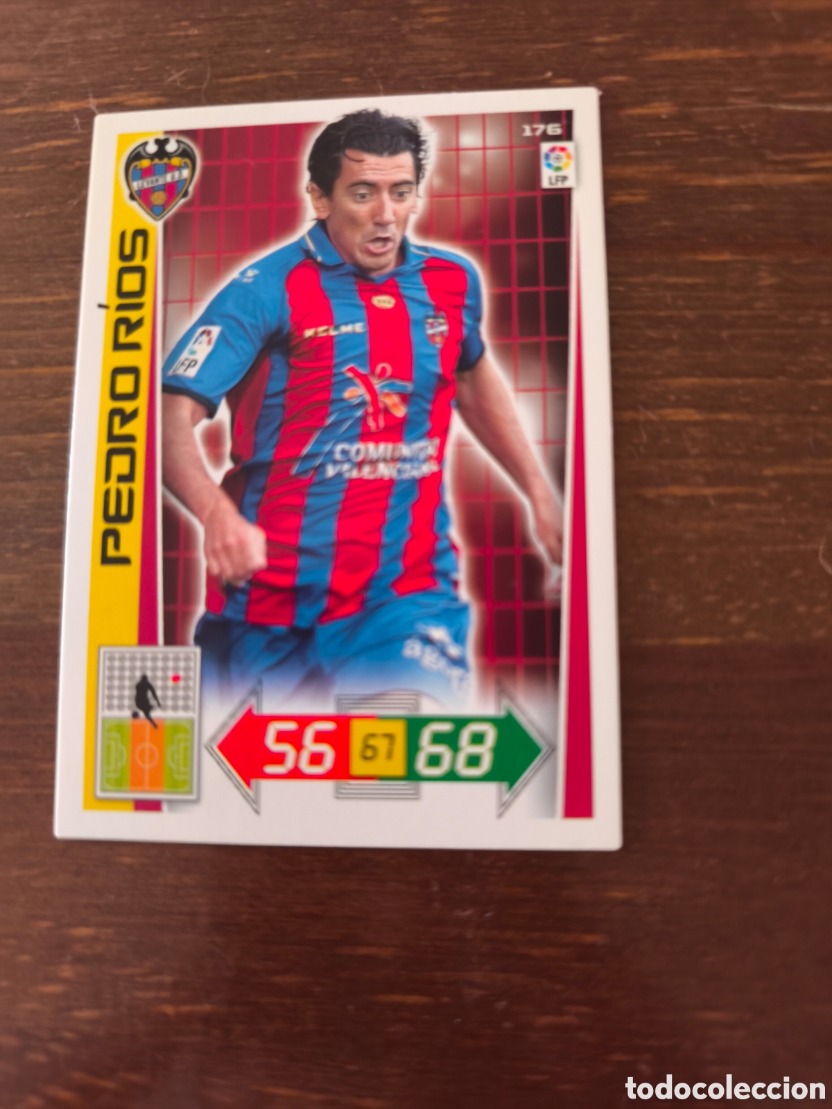 Cromos de f&uacute;tbol: Pedro r&iacute;os levante 12/13