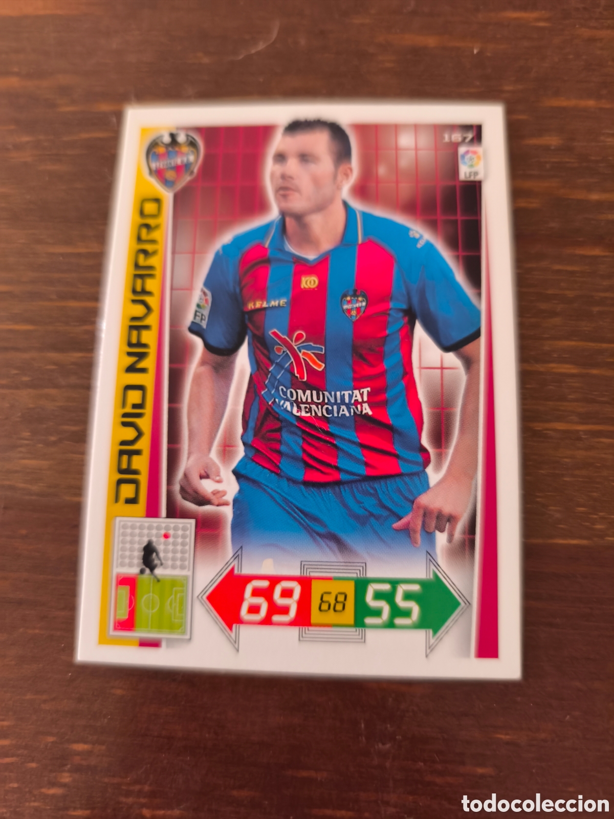 Cromos de f&uacute;tbol: David navarro levante adrenalyn 12/13