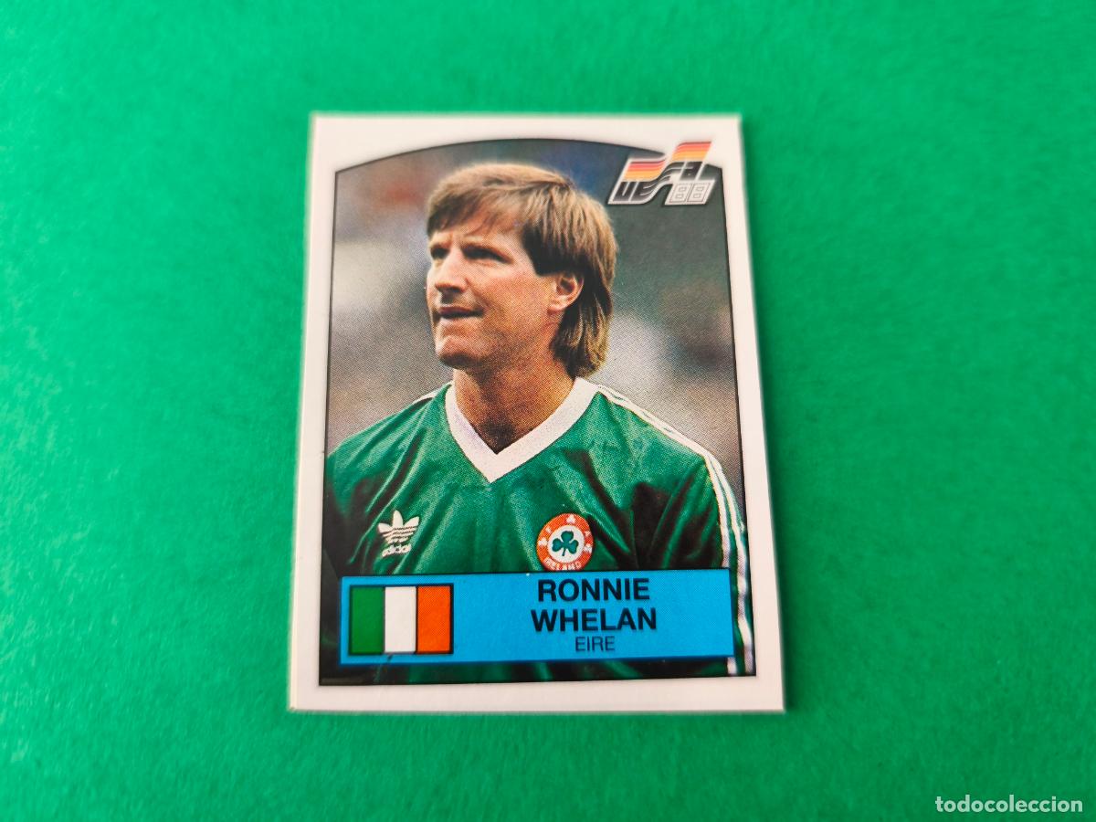 Cromos de f&uacute;tbol: CROMO FUTBOL WHELAN EIRE RECORTADO N&ordm; 195 EUROCOPA EURO 88 PANINI