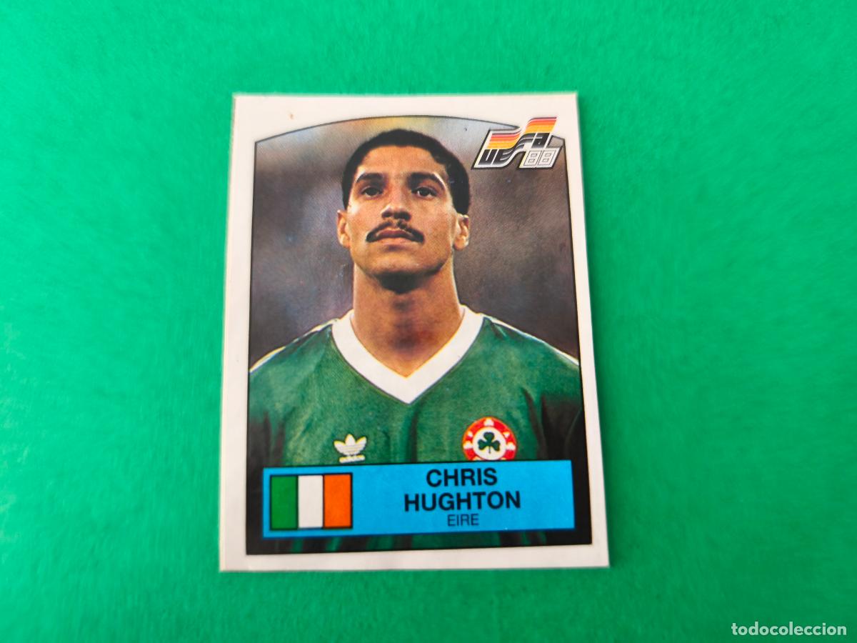 Cromos de f&uacute;tbol: CROMO FUTBOL HUGHTON EIRE RECORTADO N&ordm; 194 EUROCOPA EURO 88 PANINI