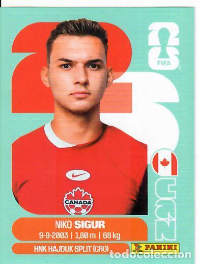 Cromos de f&uacute;tbol: CROMO PANINI MUNDIAL WORLD CUP 2026 - CAN16 CAN 16 - SIGUR - CANAD&Aacute;