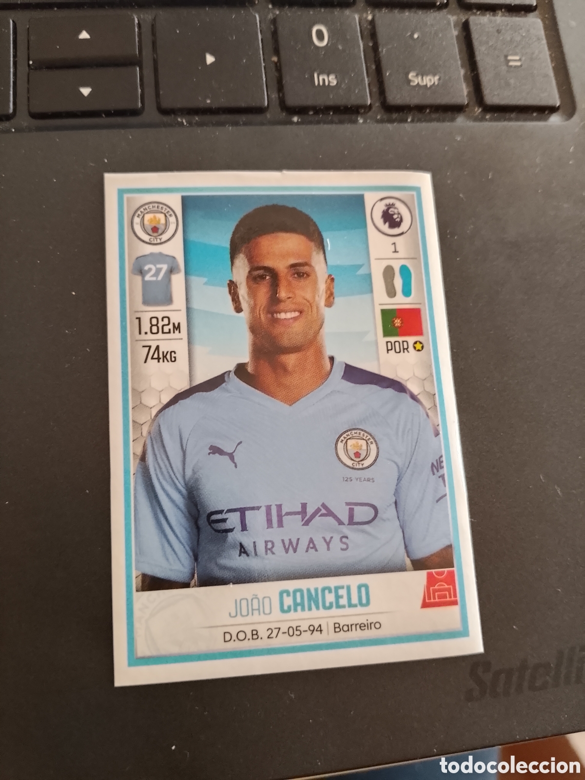 Cromos de f&uacute;tbol: 356 JOAO CANCELO MANCHESTER CITY CROMO FUTBOL PANINI LIGA INGLATERRA 19-20 PREMIER LEAGUE 2019-2020