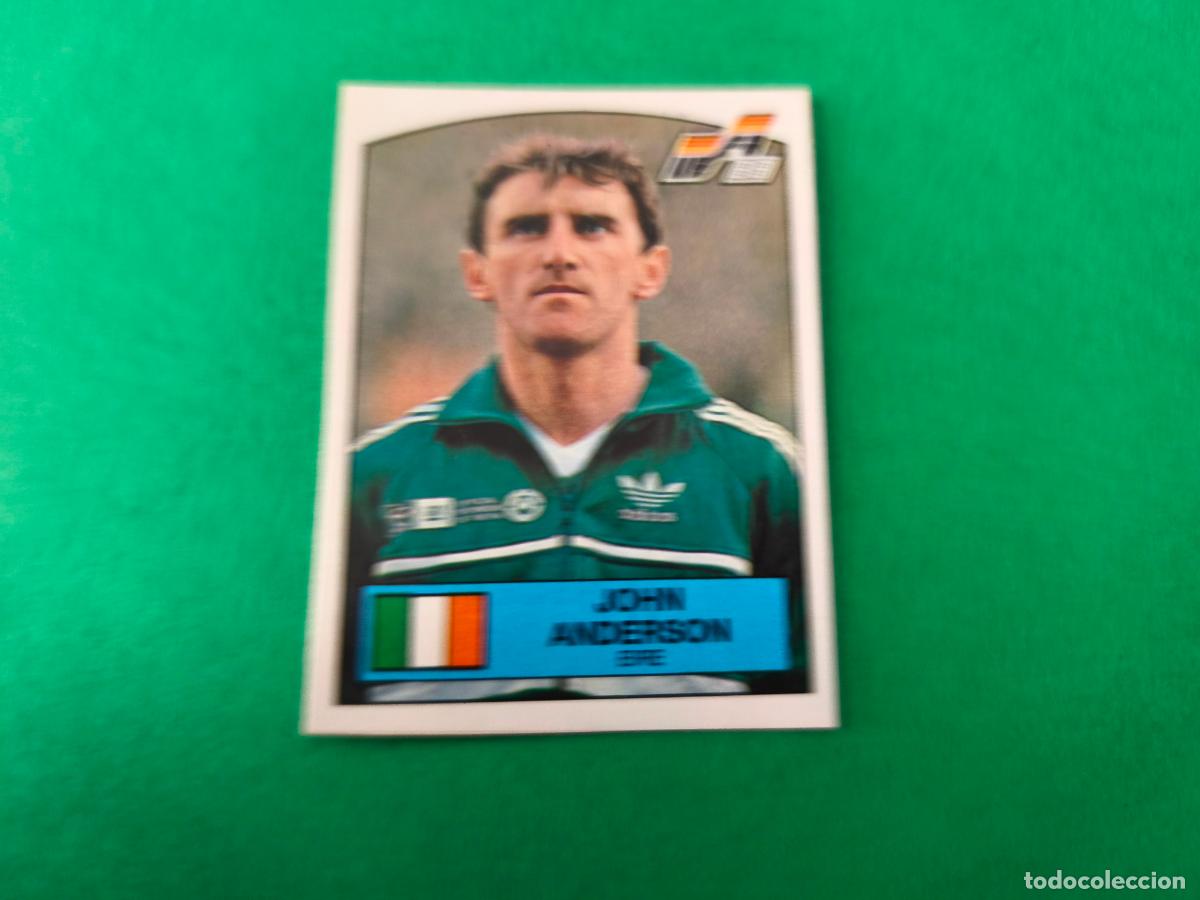 Cromos de f&uacute;tbol: CROMO FUTBOL ANDERSON EIRE RECORTADO N&ordm; 189 EUROCOPA EURO 88 PANINI