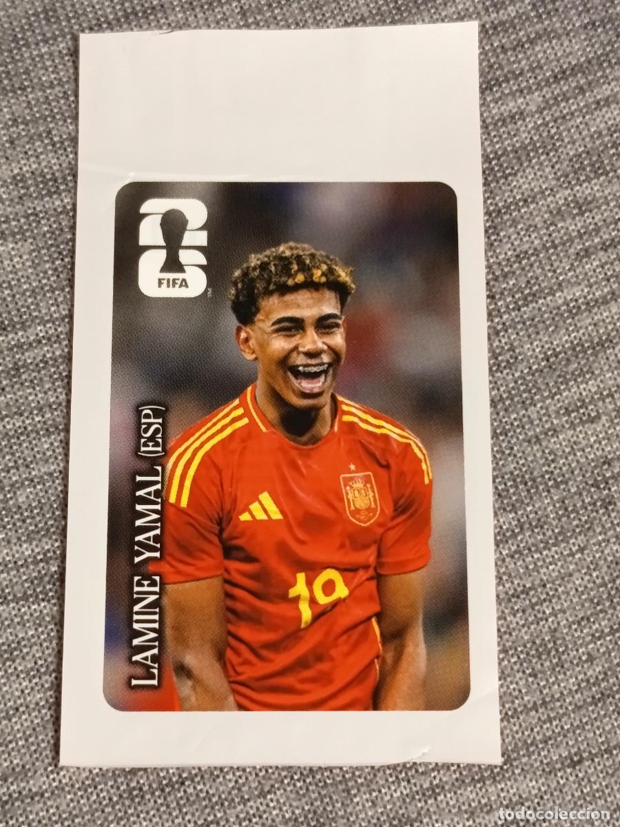 Cromos de f&uacute;tbol: LAMINE YAMAL STICKER PROMOCION COCA COLA MUNDIAL 2026 PANINI FIFA WORLD CUP NUEVO