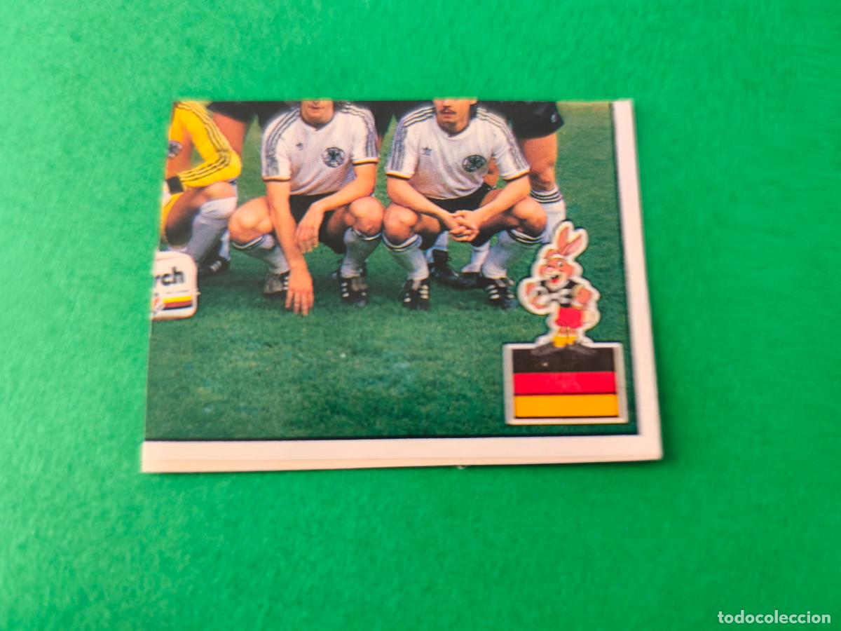 Cromos de f&uacute;tbol: CROMO FUTBOL ALINEACION ALEMANIA RECORTADO N&ordm; 48 EUROCOPA EURO ALEMANIA 88 PANINI