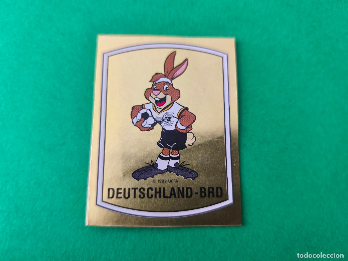 Cromos de f&uacute;tbol: CROMO FUTBOL MASCOTA ALEMANIA RECORTADO N&ordm; 49 EUROCOPA EURO ALEMANIA 88 PANINI