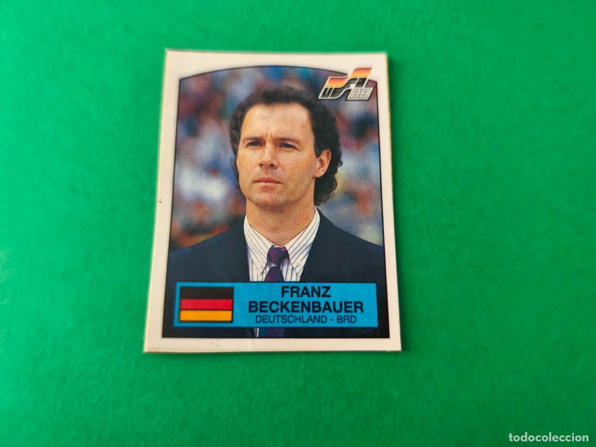 Cromos de f&uacute;tbol: CROMO FUTBOL BECKEMBAUER ALEMANIA RECORTADO N&ordm; 51 EUROCOPA EURO ALEMANIA 88 PANINI
