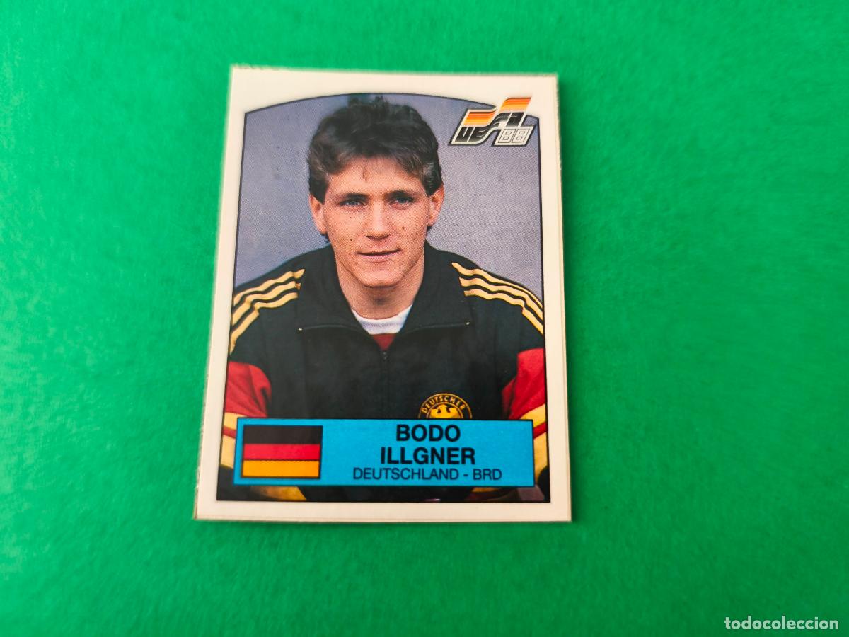 Cromos de f&uacute;tbol: CROMO FUTBOL ILGNNER ALEMANIA RECORTADO N&ordm; 53 EUROCOPA EURO ALEMANIA 88 PANINI