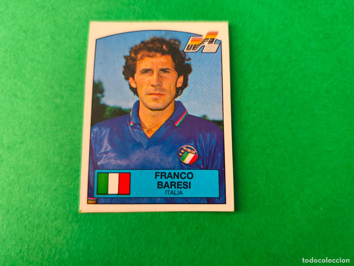 Cromos de f&uacute;tbol: CROMO FUTBOL BARESI ITALIA RECORTADO N&ordm; 83 EUROCOPA EURO ALEMANIA 88 PANINI