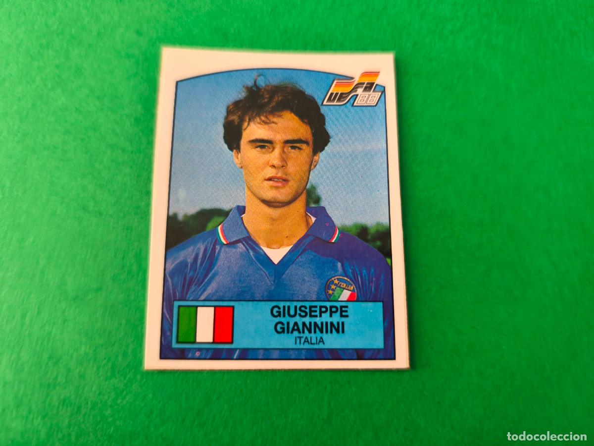 Cromos de f&uacute;tbol: CROMO FUTBOL GIANNINI ITALIA RECORTADO N&ordm; 92 EUROCOPA EURO ALEMANIA 88 PANINI