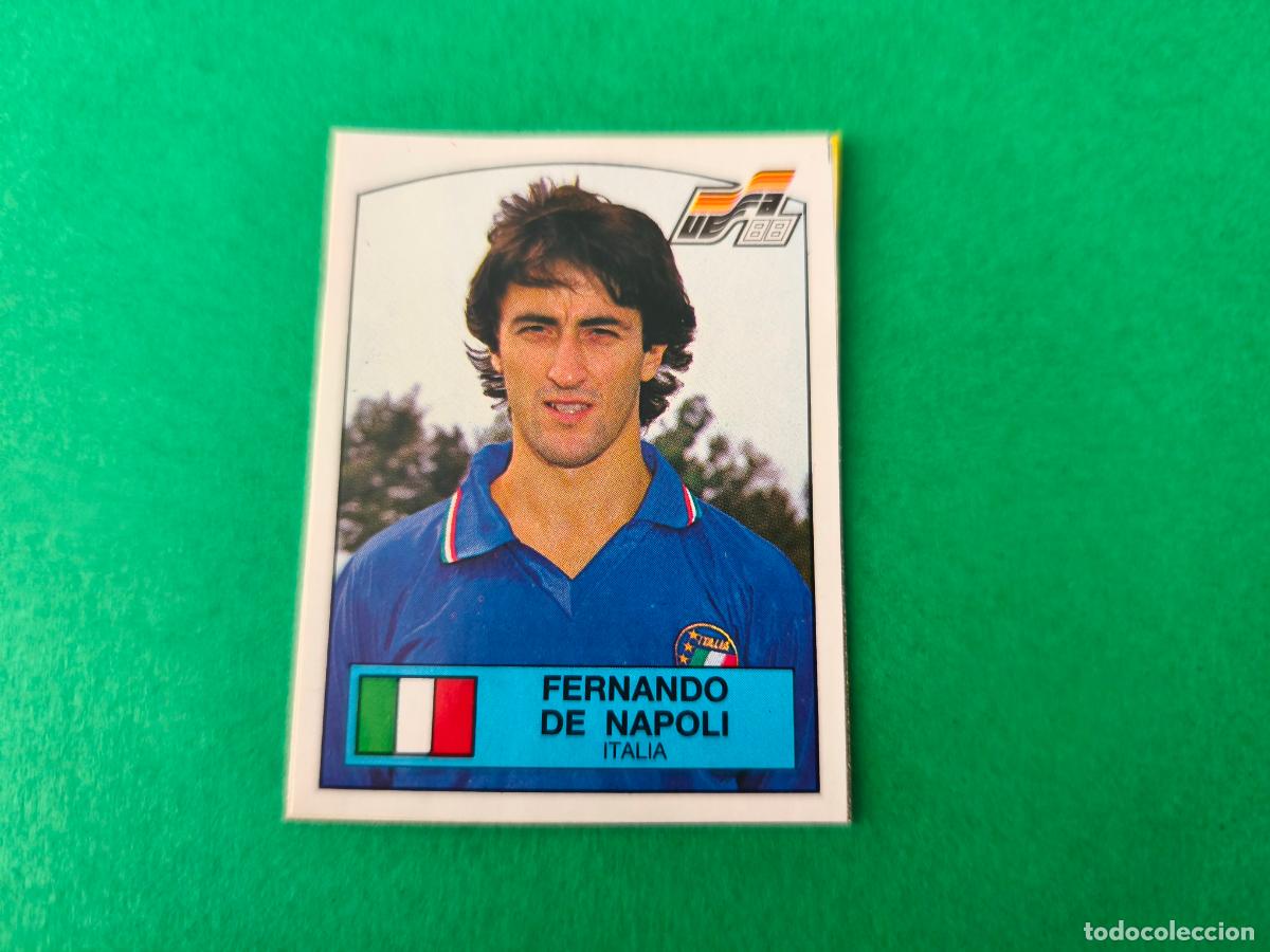 Cromos de f&uacute;tbol: CROMO FUTBOL DE NAPOLI ITALIA RECORTADO N&ordm; 91 EUROCOPA EURO ALEMANIA 88 PANINI
