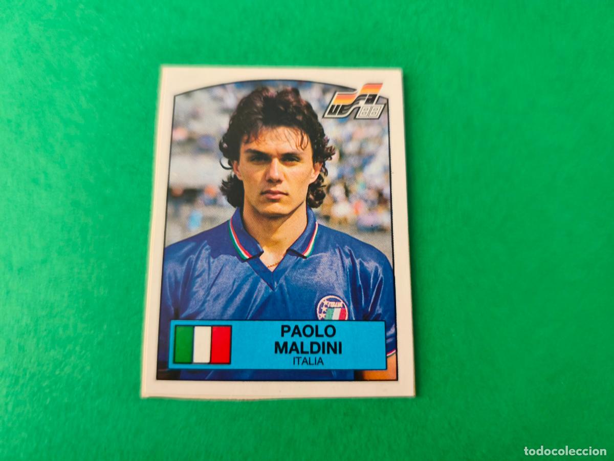 Cromos de f&uacute;tbol: CROMO FUTBOL MALDINI ITALIA RECORTADO N&ordm; 87 EUROCOPA EURO ALEMANIA 88 PANINI
