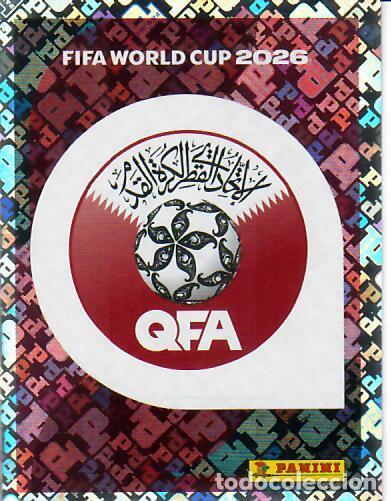 Cromos de f&uacute;tbol: CROMO PANINI MUNDIAL WORLD CUP 2026 - QAT1 QAT 1 - ESCUDO - QATAR