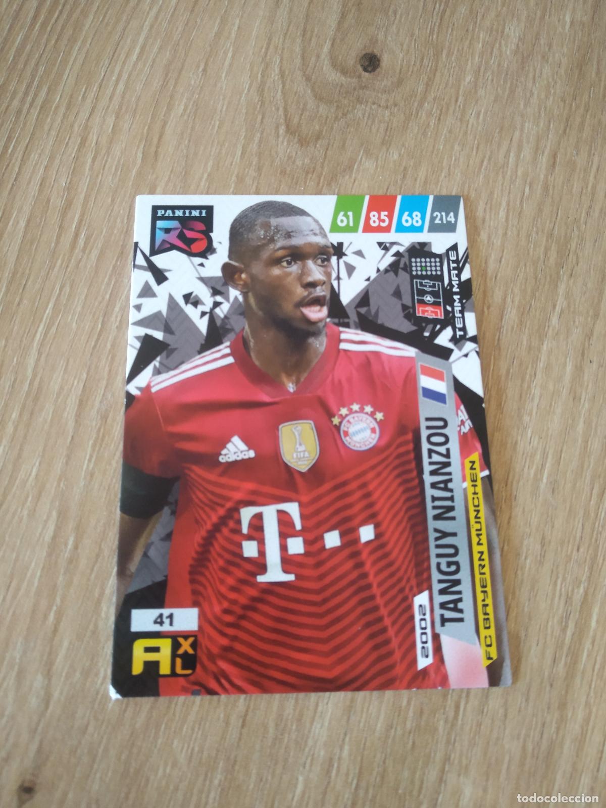Cromos de f&uacute;tbol: 41 TANGUY NIANZOU BAYERN MUNICH CROMO FUTBOL PANINI 21-22 ADRENALYN RISING STARS 2021-2022