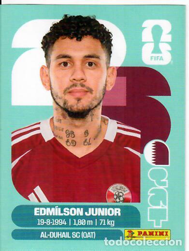 Cromos de f&uacute;tbol: CROMO PANINI MUNDIAL WORLD CUP 2026 - QAT17 QAT 17 - EDM&Iacute;LSON JUNIOR - QATAR