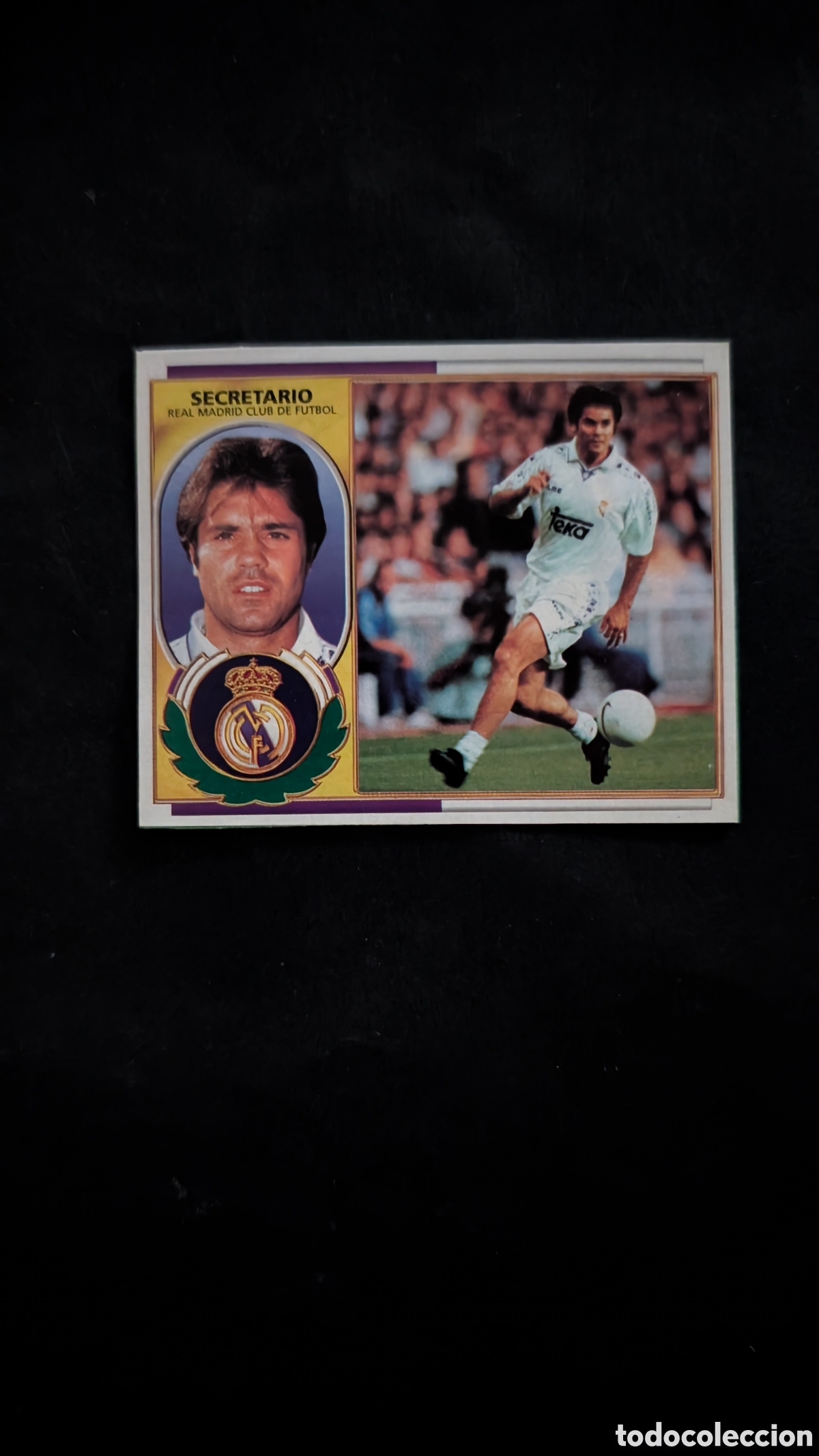 Figurine di Calcio: SECRETARIO REAL MADRID FICHAJE 18 VERSION LIGA ESTE 1996/97 96 97 RECORTADO