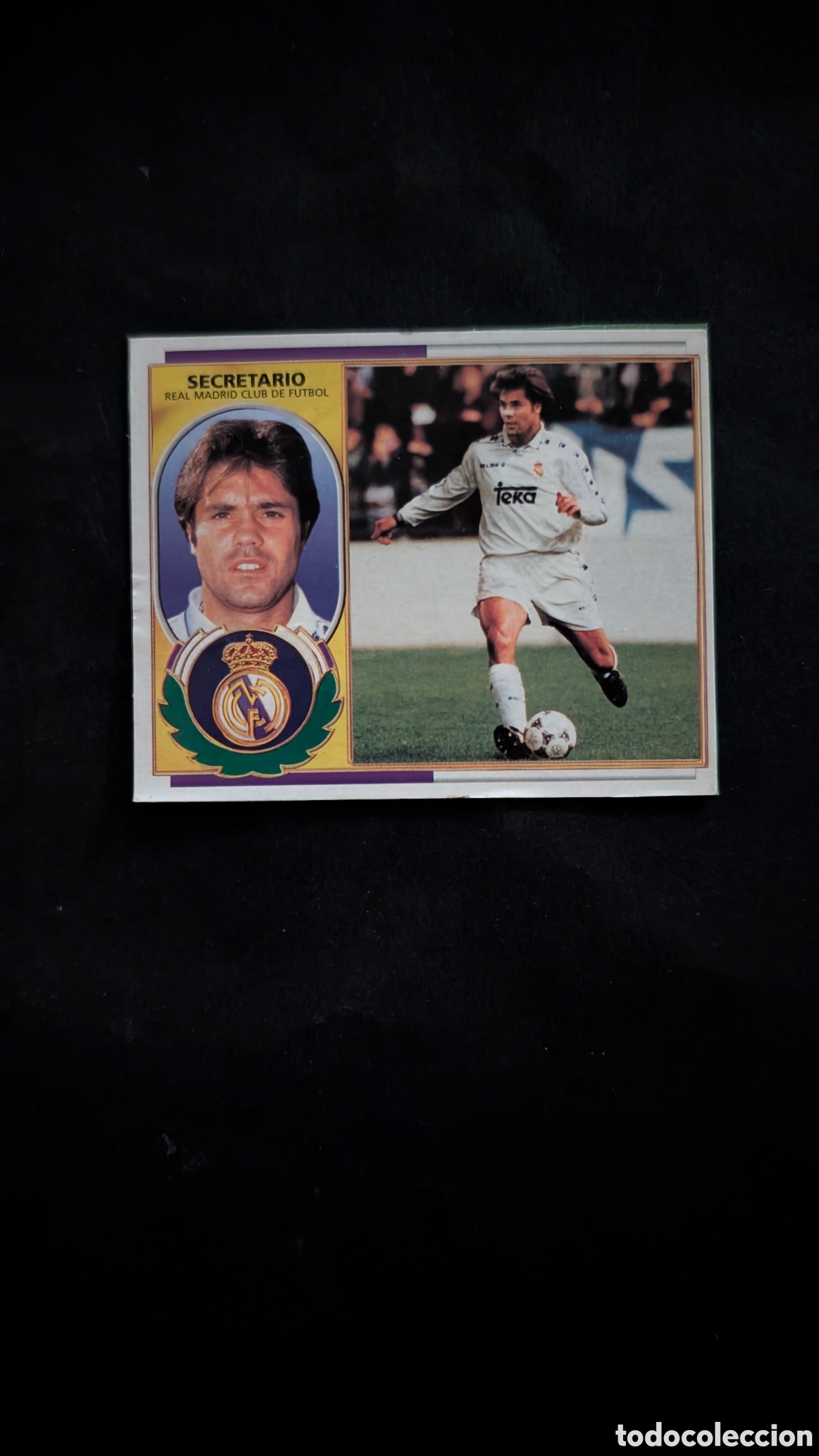Figurine di Calcio: SECRETARIO REAL MADRID FICHAJE 18 VERSION LIGA ESTE 1996/97 96 97 RECORTADO