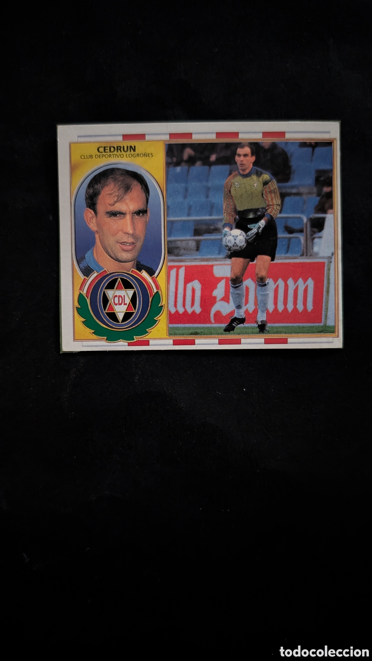 Football Stickers: CEDRUN LOGRO&Ntilde;ES FICHAJE 27 LIGA ESTE 1996/97 96 97 RECORTADO