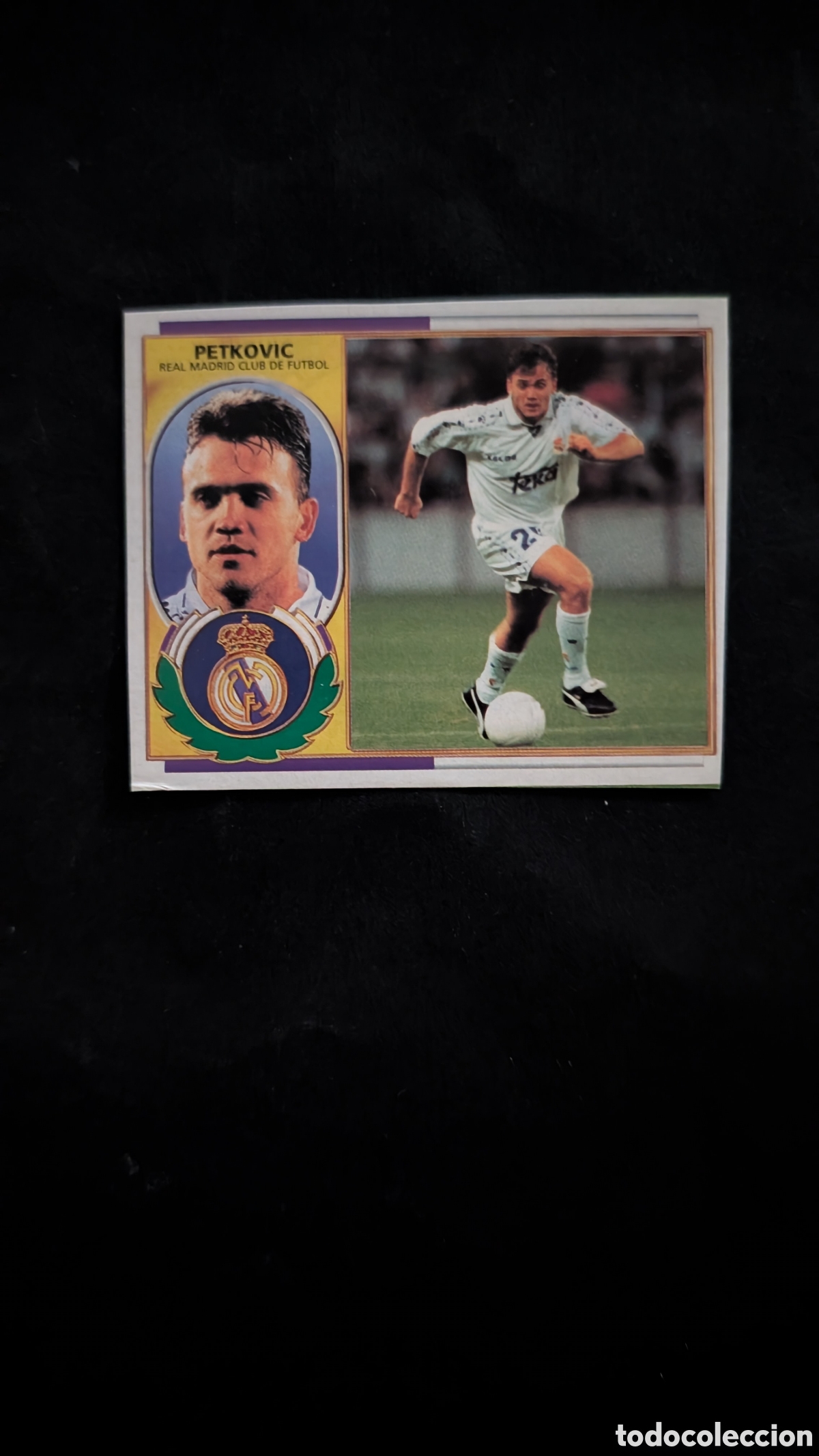 Football Stickers: PETKOVIC REAL MADRID FICHAJE 29 LIGA ESTE 1996/97 96 97 RECORTADO