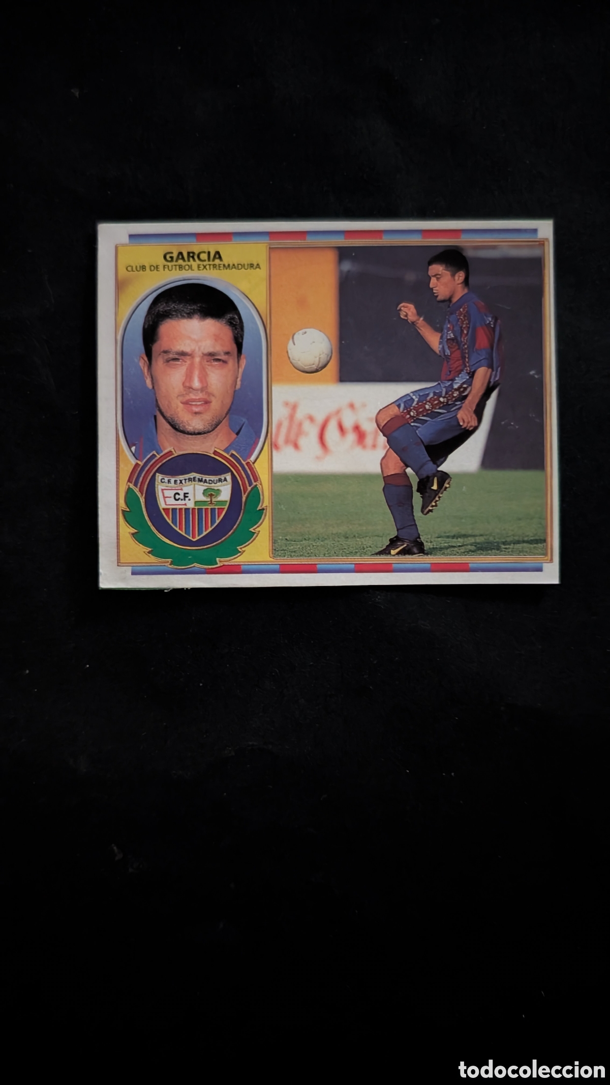 Cartes &agrave; collectionner de Football: GARCIA EXTREMADURA FICHAJE 32 LIGA ESTE 1996/97 96 97 RECORTADO