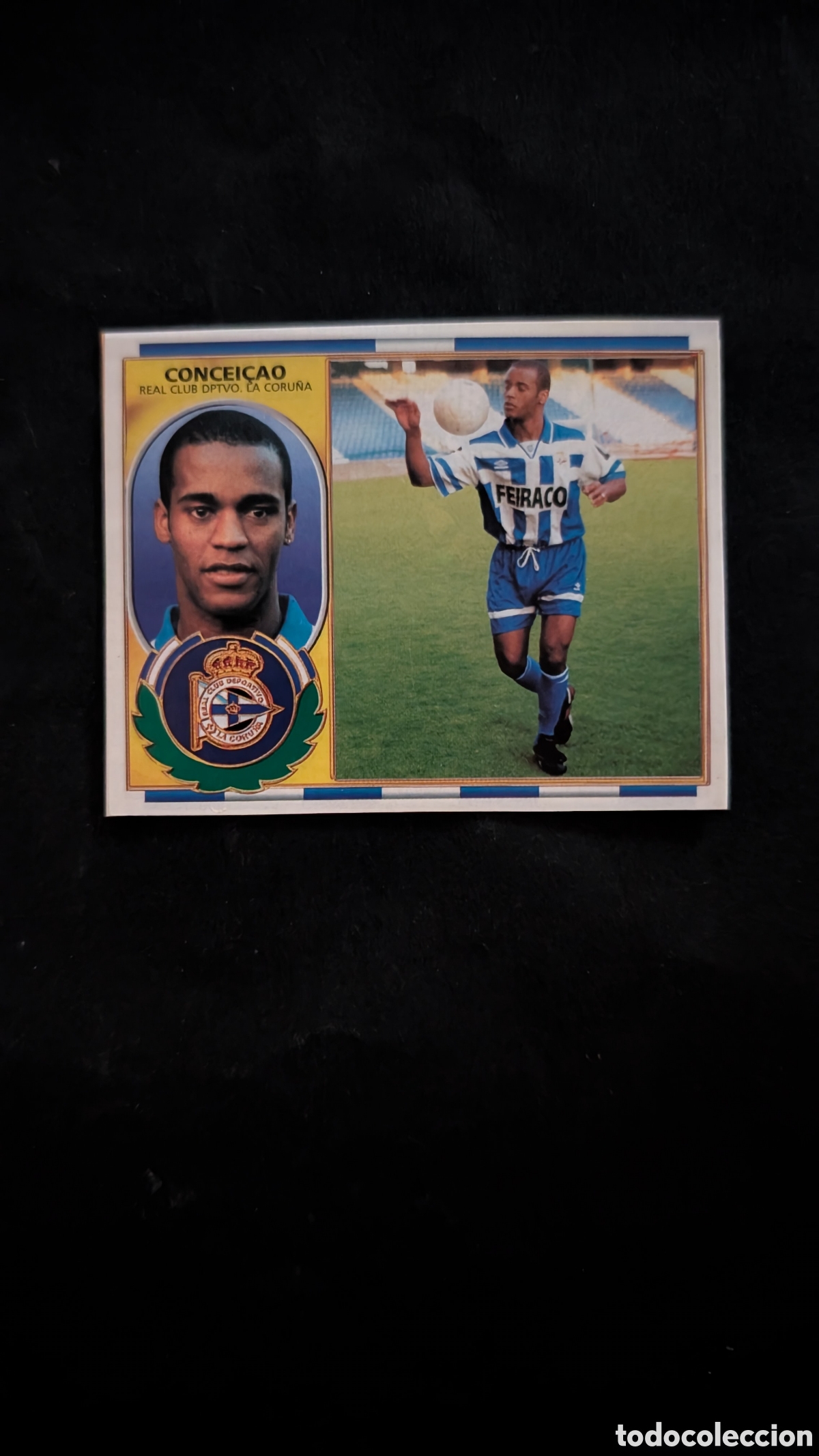 Fu&szlig;ball-Sticker: CONCEICAO DEPORTIVO FICHAJE 4 BIS LIGA ESTE 1996/97 96 97 RECORTADO