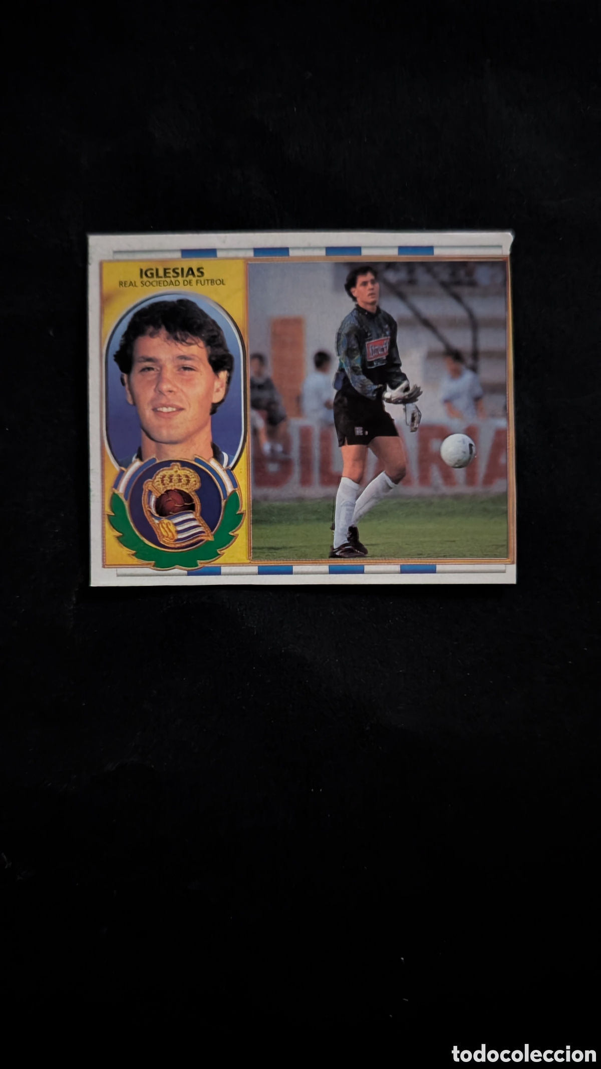 Cartes &agrave; collectionner de Football: IGLESIAS REAL SOCIEDAD FICHAJE 7 BIS LIGA ESTE 1996/97 96 97 RECORTADO