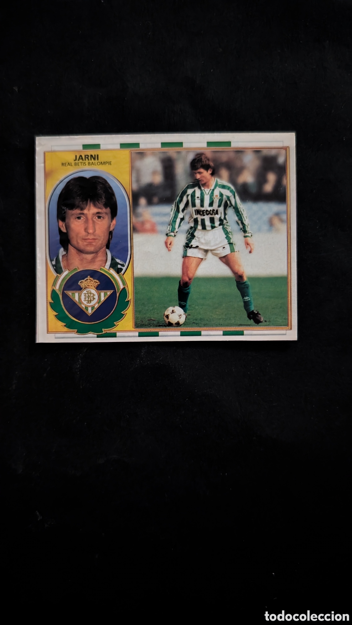 Fu&szlig;ball-Sticker: JARNI BETIS COLOCA LIGA ESTE 1996/97 96 97 RECORTADO