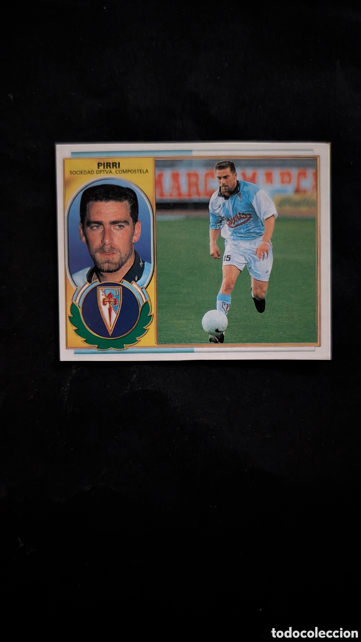 Fu&szlig;ball-Sticker: PIRRI COMPOSTELA COLOCA LIGA ESTE 1996/97 96 97 RECORTADO