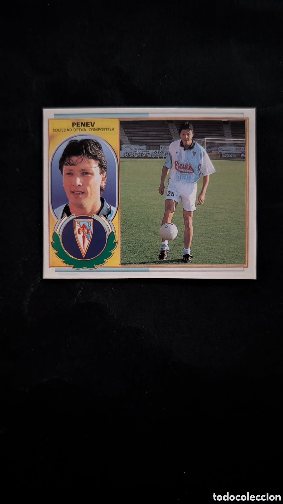 Fu&szlig;ball-Sticker: PENEV COMPOSTELA COLOCA LIGA ESTE 1996/97 96 97 RECORTADO